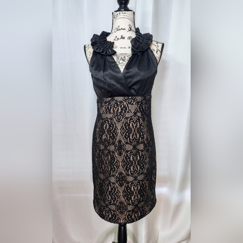Donna Ricco New York Black Lace Dress